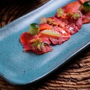 Conjunto de Travessas Retangulares Médias Porto Brasil Orgânico Night Sky 33x13cm - 4 peças - 1