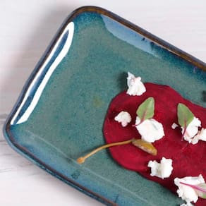 Conjunto de Travessas Retangulares Médias Porto Brasil Orgânico Oceano 33x13cm - 4 peças - 2