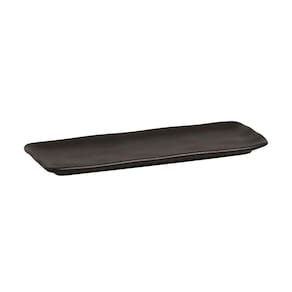 Conjunto de Travessas Retangulares Médias Porto Brasil Orgânico Preto Matte 33x13cm - 4 peças - 2