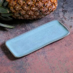 Conjunto de Travessas Retangulares Pequenas Porto Brasil Orgânico Breeze 22x9,5cm - 4 Peças - 1