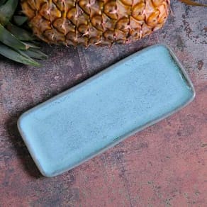 Conjunto de Travessas Retangulares Pequenas Porto Brasil Orgânico Breeze 22x9,5cm - 4 Peças - 2