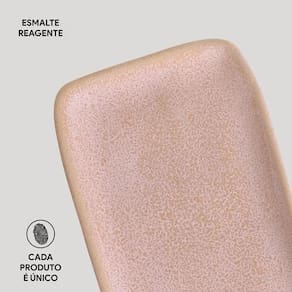 Conjunto de Travessas Retangulares Pequenas Porto Brasil Orgânico Litchi 22x9,5cm - 4 Peças - 3