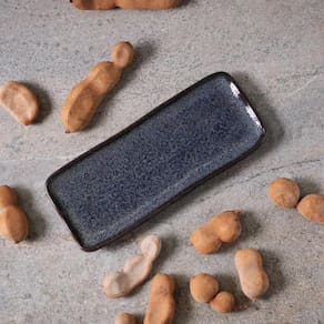 Conjunto de Travessas Retangulares Pequenas Porto Brasil Titanium 22x9,5cm - 4 Peças - 3