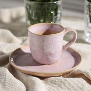 Conjunto de Xícaras de Café com Pires Porto Brasil Bio Litchi 120ml - 6 Peças - 1