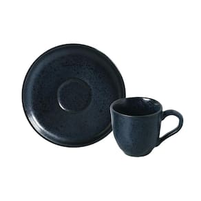 Conjunto de Xícaras de Café com Pires Porto Brasil Bio Night Blue 120ml - 6 Peças - 1