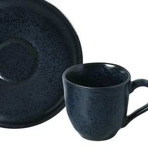 Conjunto de Xícaras de Café com Pires Porto Brasil Bio Night Blue 120ml - 6 Peças - 2