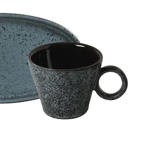 Conjunto de Xícaras de Café com Pires Oval Porto Brasil Neo Night Sky 110ml - 6 Peças - 2