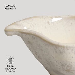 Conjunto de Molheiras Oval Porto Brasil Orgânico Latte 40ml - 6 Peças - 3