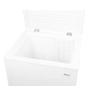 Freezer Horizontal Philco PFH105B Pés com Rodízio, 1 Porta, R600a e Degelo Manual Branco - 99 litros