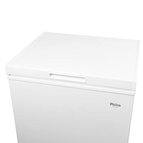 Freezer Horizontal Philco PFH105B Pés com Rodízio, 1 Porta, R600a e Degelo Manual Branco - 99 litros