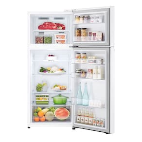 Geladeira LG Frost Free GN-B372PQW Duplex com Tecnologia Smart Inverter, Linear Cooling e Multi Air Flow Branca - 375 litros