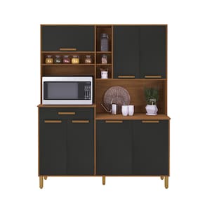 Cozinha Compacta Indekes Braga com 7 Portas e 1 Gaveta - 160cm de largura
