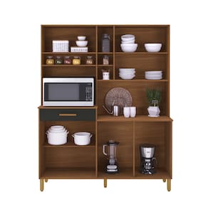 Cozinha Compacta Indekes Braga com 7 Portas e 1 Gaveta - 160cm de largura