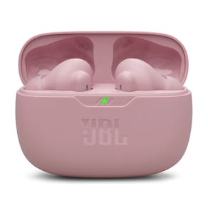 Fone de Ouvido JBL Wave Beam Buds 2 Pure Bass Bluetooth com Cancelamento de Ruído e Smart Ambient - Rosa