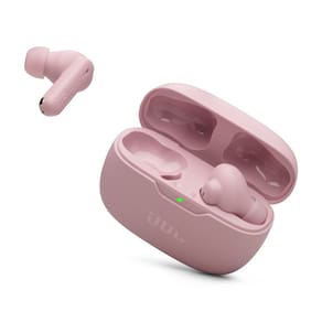 Fone de Ouvido JBL Wave Beam Buds 2 Pure Bass Bluetooth com Cancelamento de Ruído e Smart Ambient - Rosa