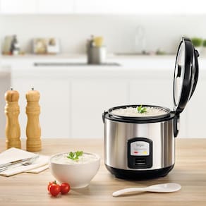 Panela Elétrica de Arroz Elgin PAR30 10 Xícaras Preta/Prata - 1,8 Litros