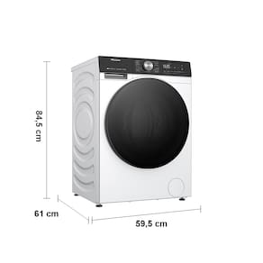 Lava e Seca Hisense 11/7kg WD3S11 com Motor Inverter, Controle Wi-Fi, 13 Programas de Lavagem e 3 de Secagem, Painel Touch - Branca