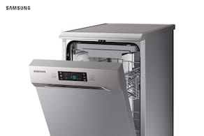 Lava-louças Samsung Black Inox com 10 Serviços, Limpeza Silenciosa e Display LED - 220V