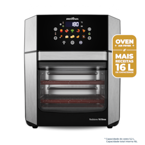 Fritadeira Elétrica Air Fryer Britânia Oven BAF16A 4 em 1 Sem Óleo com Tecnologia Air Flow 1900W - 16 litros