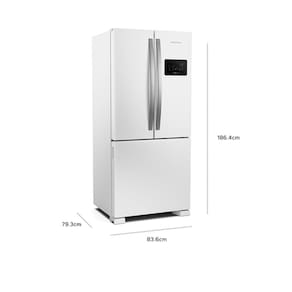 Geladeira Brastemp Frost Free French Door BRO85AB com Tecnologia Inverter A+++ - 554 litros – Branca