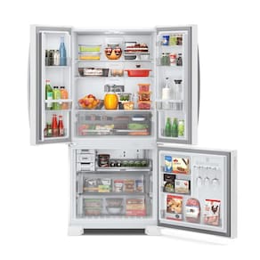 Geladeira Brastemp Frost Free French Door BRO85AB com Tecnologia Inverter A+++ - 554 litros – Branca