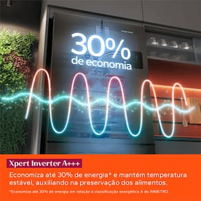 Geladeira Brastemp Frost Free French Door BRO85AB com Tecnologia Inverter A+++ - 554 litros – Branca
