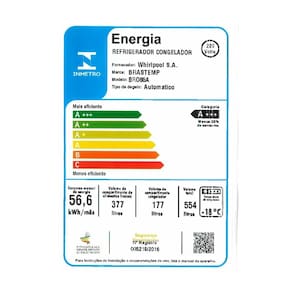 Geladeira Brastemp Frost Free French Door BRO85AB com Tecnologia Inverter A+++ - 554 litros – Branca