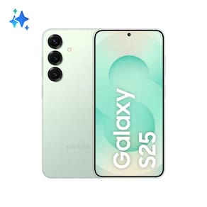 Smartphone Samsung Galaxy S25 5G Verde 256GB, Tela de 6.2", 12GB RAM, AI Inteligência Artificial, IP68, Processador Snapdragon 8 Elite e Câmera Tripla
