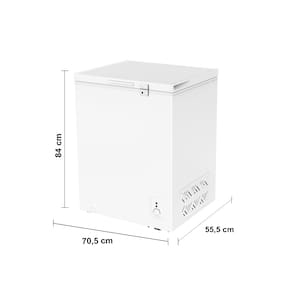 Freezer Horizontal Philco PFH160B 2 em 1 com Gás Refrigerante R600a, Pés com Rodízio e Degelo Manual Branco - 140 litros