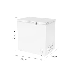 Freezer Horizontal Philco PFH205B 2 em 1 com Pés com Rodízio, Gás Refrigerante R600a e Degelo Manual Branco - 199 litros