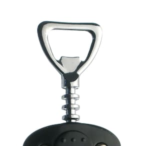 Saca-rolhas Dynasty em Zamac e Plástico - Preto - 1