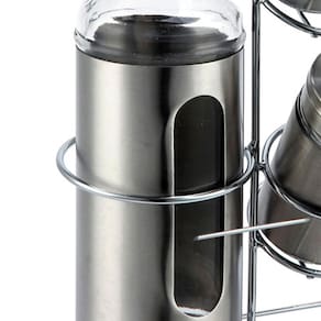 Galheteiro Dynasty com Suporte em Aço Inox - 4 Peças - 2