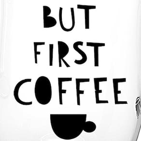 Jogo de Xícaras Dynasty Coffee Time em Vidro Borossilicato 350ml - 2 Peças - 2