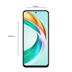 Smartphone HONOR X6B 5G Verde 256GB, 4+4GB RAM Turbo, Tela de 6.6", Snapdragon 4ª geração e Câmera Traseira Dupla de até 50MP