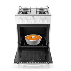 Fogão Atlas 4 Bocas Milão com Mesa de Inox e Acendimento Manual Branco – Bivolt - 2