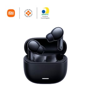 Fone de Ouvido Xiaomi Redmi Buds 6 Lite Bluetooth com Cancelamento de Ruído - Preto