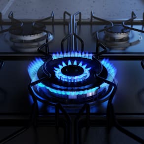 Fogão Electrolux 5 Bocas Experience FE5DP com Duplo Forno, Mesa de Vidro, PerfectCook360 e VaporBake - Preto