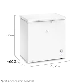 Freezer Horizontal Electrolux HE200 199 litros com função Turbo Freezer - Branco