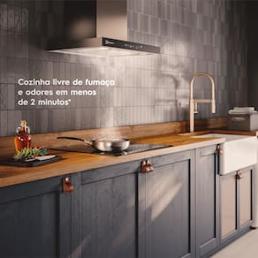 Coifa de Parede Electrolux CE6TF Experience com Inteligência Artificial e Alto Poder Sucção Inox – 60cm