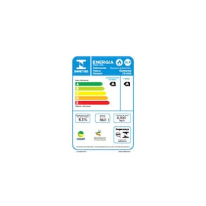 Fogão Continental 4 Bocas FC4GB Preto com Mesa de Vidro, Forno Eco Turbo e Grades de Ferro Fundido – Bivolt