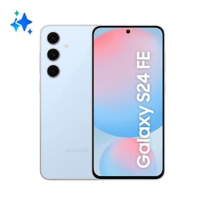 Smartphone Samsung Galaxy S24 FE 5G Azul 256GB, 8GB RAM, Exynos 2400e, Octa-Core, NFC, Câmera Tripla até 50MP e Tela Amoled Dinâmico 6.7"