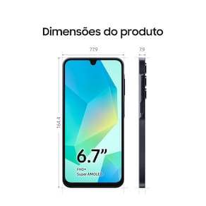 Smartphone Samsung Galaxy A16 5G Verde Claro, 256GB, 4GB RAM, Câmera de até 50MP, Tela 6.7", NFC, IP54, Bateria 5000 mAh e Processador Exynos 1330