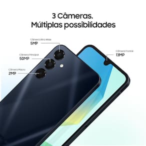 Smartphone Samsung Galaxy A16 5G Verde Claro, 256GB, 4GB RAM, Câmera de até 50MP, Tela 6.7", NFC, IP54, Bateria 5000 mAh e Processador Exynos 1330