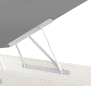 Base Box para Colchão King Size MGA Itaflex Universal com Baú e Pistão à Gás, 34x96x203cm - Branco