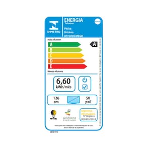Smart TV 50" Britânia Ultra HD LED BTV50VA4REGB com Sistema Operacional Roku TV, Dolby Audio, Processador Quad-Core, Entradas USB e HDMI