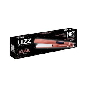 Chapinha | Prancha Alisadora Lizz Professional Rose Iconic 230°C / 450°F com Emissão de Íons e Cabo Giratório – Bivolt