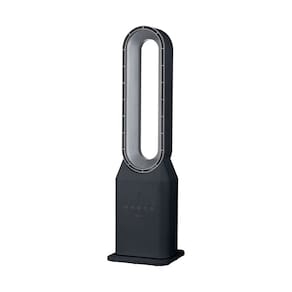 Circulador de Ar Spirit Bladeless com 3 Velocidades, Timer, Função Bom Sono e Vento Natural - Preto/Prata