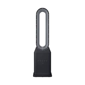 Circulador de Ar Spirit Bladeless com 3 Velocidades, Timer, Função Bom Sono e Vento Natural - Preto/Prata