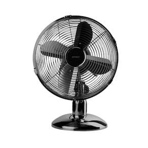 Ventilador de Mesa 40cm Spirit Retro com 3 Velocidades e Função Oscilação – Chumbo Metálico