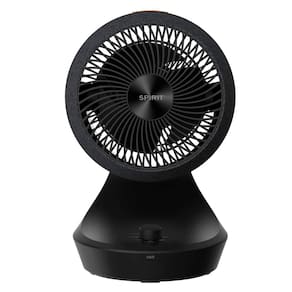 Circulador de Ar Spirit Orbit 20cm com 3 Velocidades e Múltiplas Inclinações – Preto Carvão - 220V - 1